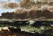 Gustave Courbet The Stormy Sea(or The Wave USA oil painting reproduction